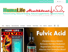 Tablet Screenshot of humalifeproducts.com